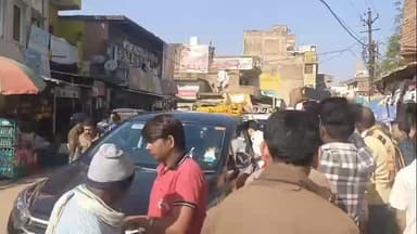 अमानगंज: अमानगंज में भाजपा कार्यकर्ताओं ने सांसद विष्णु दत्त शर्मा का भव्य स्वागत किया