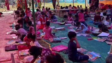 ভগবানপুর ২: ওলমাইদলবাড় নারায়ণ সেবা সংঘ ও মাতঙ্গিনী ক্লাবের আয়োজনে রাস উৎসব ও মিলন মেলা উপলক্ষে আজ অনুষ্ঠিত হল অঙ্কন প্রতিযোগিতা