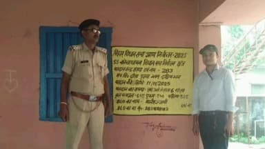 कोचाधामन: कोचाधामन एवं ठाकुरगंज विधानसभा के विभिन्न मतदान केंद्रों का सेक्टर व पुलिस पदाधिकारियों ने किया सत्यापन