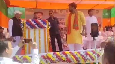 मैनाटांड़: पवन सिंह ने रामपुर में कहा, पीएम और सीएम के नेतृत्व में हो रहा है चौतरफा विकास