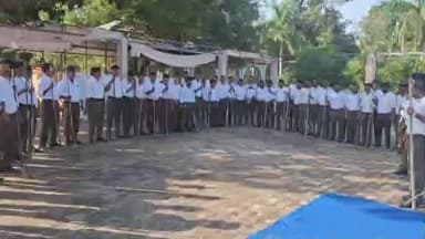 बड़ा मलेहरा: आरएसएस के शताब्दी वर्ष पर बड़ा मलहरा में भव्य पथ संचलन