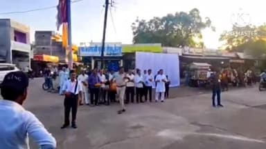 पंधाना: पंधाना में खंड स्तरीय आरएसएस का बाल पथ संचलन निकला, सुरक्षा के लिए पुलिस मौजूद