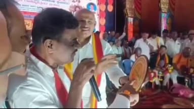 ಶಿರಾ: ಮಾಜಿ ಶಾಸಕ ದಿವಂಗತ ಬಿ ಸತ್ಯನಾರಾಯಣ ಅವನ್ನು ನೆನಪಿಸಿಕೊಂಡು ಗುಬ್ಬಿ ವಾಸಣ್ಣ