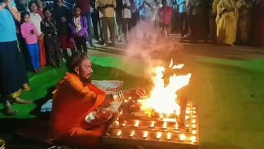 उदयपुरा: संत शिवानंद दादाजी छीपाबड़ पहुंचे, 10 नवंबर को महाआरती व हवन का आयोजन