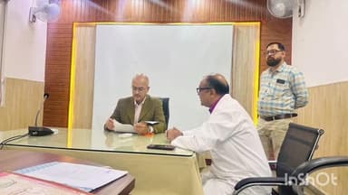 नाथद्वारा: नाथद्वारा के लालबाग स्थित गोवर्धन राजकीय चिकित्सालय में राष्ट्रगीत 'वंदे मातरम्' के 150 वर्ष पूरे होने पर कार्यक्रम