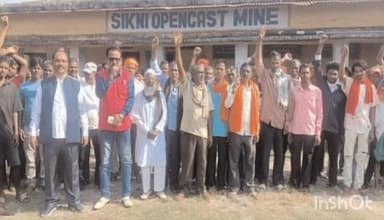 चांदवा: सीकनी कोलियरी शुरू करने की मांग को लेकर प्रबंधन निदेशक को ज्ञापन सौंपा गया