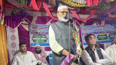 হরিশ্চন্দ্রপুর ২: ভালুকার দেগুনে ঈদগাহ ও কবরস্থানের উন্নয়ন নিয়ে ধর্মীয় জালসা: উপস্থিত মন্ত্রী তাজমুল হোসেন