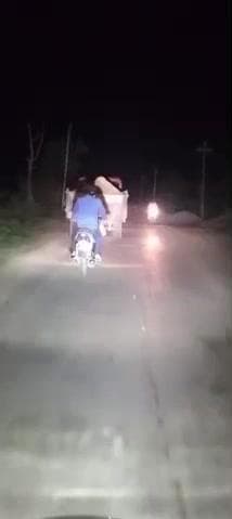 बड़ागांव धसान: बड़ागांव क्षेत्र के गांव में अवैध रेत का परिवहन, वीडियो वायरल