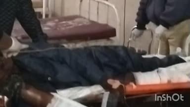 त्योंदा: पठारी रोड बागरोदा के पास डीजे गाड़ी ने बाइक को मारी टक्कर, बाइक सवार का पैर कट कर गिरा