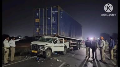 नांगल चौधरी: नेशनल हाईवे 148बी पर कंटेनर से टकराई पिकअप, जयपुर निवासी चालक की मौत