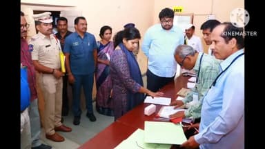 దామరచర్ల: దామరచర్లలో గ్రామపంచాయతీ ఎన్నికల క్లస్టర్ ను పరిశీలించిన జిల్లా కలెక్టర్ ఇలా త్రిపాఠి