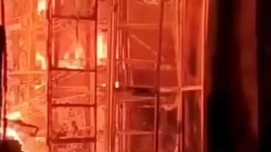 अम्बाला: अंबाला: दो मंजिला किराना दुकान में आग, लाखों का नुकसान, शॉर्ट सर्किट बनी वजह