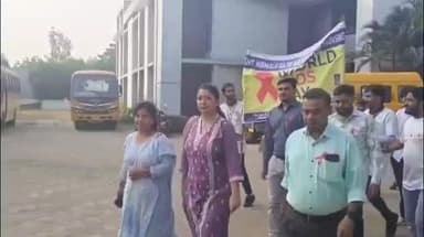 ગાંધીધામ: આદિપુર વિસ્તારમાં વિશ્વ એઇડ્સ દિવસ નિમિત્તે જનજાગૃતિ અભિયાન હેઠળ રેલીનું આયોજન