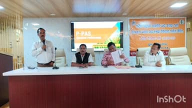 ବୀରମହାରାଜପୁର: ଉଦେପଦର ସ୍ଥିତ ଆରଏମସି ସଭା ଗୃହରେ ଖରିଫ ଋତୁରେ ଧାନ ସଂଗ୍ରହ ପାଇଁ ପି ପାସ ଓ ଧାନର ମାନ ନିର୍ଦ୍ଧାରଣ ତାଲିମ ଶିବିର