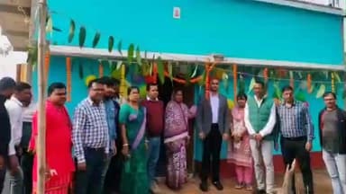 बहरागोड़ा: जामबनी व खंडामौदा गांव में अबुआ आवास योजना के तहत, बीडीओ ने कराया गृहप्रवेश