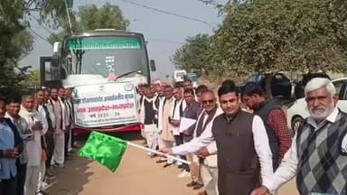 डीग: डीग का कृषिजन प्रोत्साहन अभियान तेज, 'आत्मा योजना' के तहत 40 किसान अंतरराज्यीय अध्ययन दौरे पर रवाना