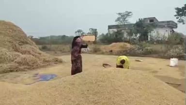 खूंटी: खूंटी जिले में सोमवार को दिखा दितवा तूफान का असर