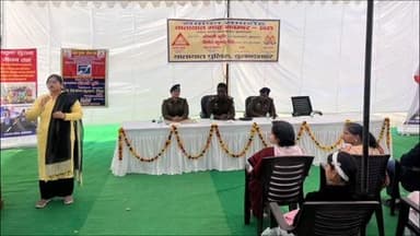 बुलंदशहर: रिजर्व पुलिस लाइन स्थित यातायात कार्यालय में यातायात माह का समापन किया गया