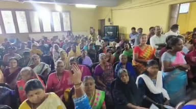 திருவெறும்பூர்: கீழ அம்பிகா புரத்தில் அன்பில் அறக்கட்டளை சார்பாக நடத்தப்பட்ட மருத்துவ முகாமை துவக்கி வைத்த அமைச்சர் அன்பில் மகேஷ் பொய்யாமொழி