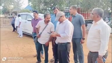 తాడ్వాయి: మేడారంలో జాతర అభివృద్ధి పనులను డ్రోన్ కెమెరాతో పరిశీలించిన జిల్లా కలెక్టర్ దివాకర టిఎస్