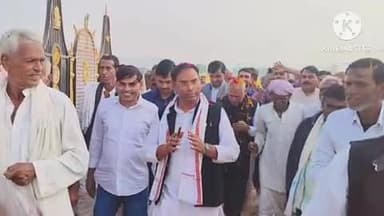 सपोटरा: गांव भरतून में आयोजित धार्मिक कार्यक्रम में विधायक हंसराज मीना का लोगों ने किया स्वागत