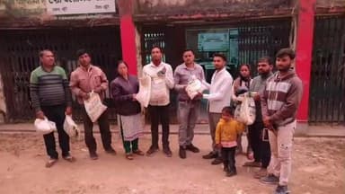 खूंटी: कृषि तकनीकी केंद्र खूंटी में झामुमो नेता द्वारा 40 किसानों को बीज का मुफ्त वितरण