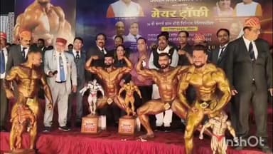 उज्जैन शहर: बड़नगर रोड कार्तिक मेले में मेयर ट्रॉफी पर महाराष्ट्र के बॉडीबिल्डर आशुतोष साहा ने जमाया कब्जा