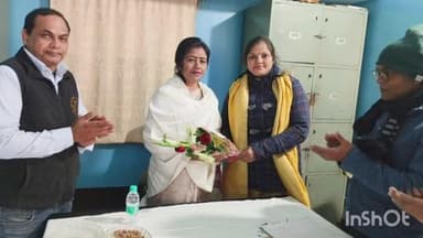दुलमी: विधायक ममता देवी बनीं डिवाइन ओंकार मिशन विद्यालय की अध्यक्ष, शिक्षकों ने किया स्वागत