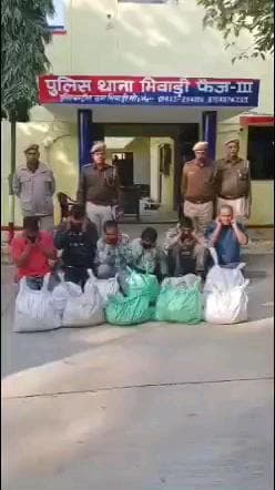 तिजारा: भिवाड़ी पुलिस ने पीतल और तांबा चोरी के गिरोह का किया पर्दाफाश, 6 शातिर चोर हुए गिरफ्तार