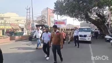 हापुड़: एनसीसी कैडेट्स ने नगर में रैली निकालकर विश्व एड्स दिवस मनाया