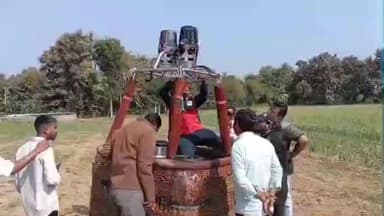 हाटपिपल्या: सेना का हॉट एयर बैलूनिंग अभियान भोपाल से पुणे जाते समय नेवरी में उतरा