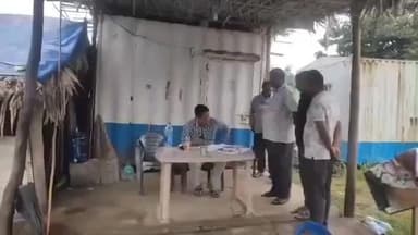 కొయ్యూరు మండలం డౌనూరు చెక్ పోస్ట్ ను ఆకస్మికంగా తనిఖీ చేసిన సిఐ శ్రీనివాస్