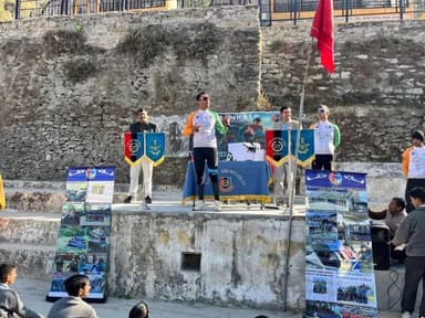 शिमला ग्रामीण: एच.पी. एयर स्क्वाड्रन एनसीसी कुल्लू का 300 किमी साइक्लिंग अभियान जतोग में सम्पन्न हुआ