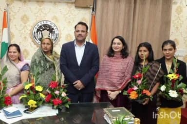 देवास नगर: देवास जिले की पांच महिला सरपंचों का चयन संयुक्त राष्ट्र महिला (भारत) द्वारा आायोजित ‘’She Leads " कार्यक्रम के तीसरे संस