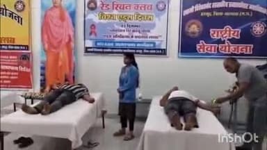 हरसूद: स्वामी विवेकानंद महाविद्यालय हरसूद में रक्तदान एवं स्वास्थ्य परीक्षण शिविर का आयोजन