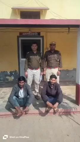 कामां: पहाड़ी पुलिस ने भूमि विवाद के चलते मारपीट की घटना में फरार दो मुलजिमान को किया गिरफ्तार