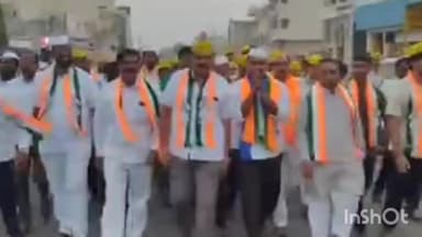 आटपाडी: निवडणूक प्रचाराचे रॅली काढून समाप्ती -माजी आमदार राजेंद्र अण्णा देशमुख यांचा कार्यकर्त्यांना कानमंत्र