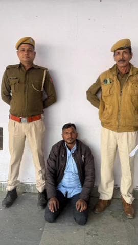 कामां: कामां पुलिस ने पुलिस पर हमला करने के फरार आरोपी को किया गिरफ्तार