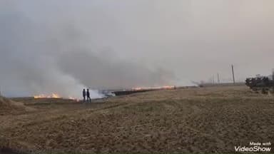 दावथ: पड़रिया गांव के खेतों में पराली जलाने के मामले में 20 किसानों के खिलाफ दर्ज की गई प्राथमिकी