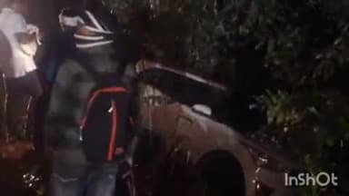 भानुप्रतापपुर: ग्राम कन्हारगांव के पास कार अनियंत्रित होकर गड्ढे में गिरी, कोई हताहत नहीं