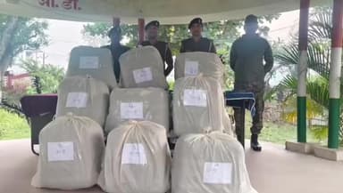 कुरसाकांटा: कुआरी थाना पुलिस की कार्रवाई में कुर्साकांटा से 270 किलो गांजा बरामद