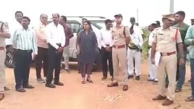 దేవరకొండ: దేవరకొండలో ఈ నెల 6 న సీఎం బహిరంగ సభా స్థలిని పరిశీలించిన జిల్లా కలెక్టర్ ఇలా త్రిపాఠి