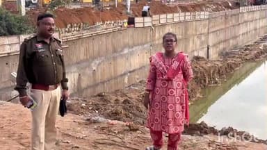 कोंडागांव: कलेक्टर व एसपी ने राष्ट्रीय राजमार्ग के रिटेनिंग वॉल निर्माण कार्य का किया निरीक्षण