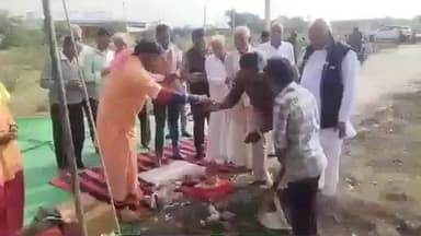 सुनेल: हेमड़ा में पंचमुखी बालाजी मंदिर के निर्माण हेतु किया गया भूमि पूजन