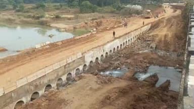 तोरपा: बनई नदी पर डायवर्सन के निर्माण कार्य में आई तेजी