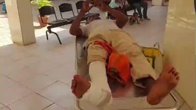 कुरडेग: कुरडेग बस स्टैंड के पास सड़क पार कर रहे व्यक्ति को मोटरसाइकिल ने मारी टक्कर, व्यक्ति घायल