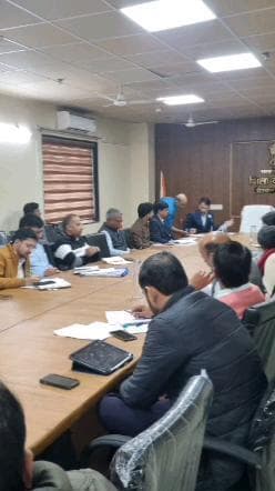 खैरथल में अतिरिक्त जिला कलेक्टर ने बैठक ली, सरकार के 2 वर्ष पूरे होने पर कार्यक्रमों की तैयारी की समीक्षा की