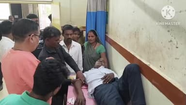 कैलारस: बीमार पिता को अस्पताल ले जाते समय सब्जी मंडी के पास अज्ञात वाहन ने मारी टक्कर