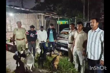 আজাৰা: আমিনগাঁও আৰক্ষীৰ জালত ৩ ছাগলী চোৰ