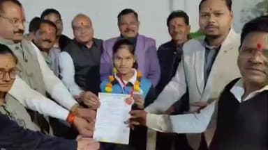 शाहगढ़: राष्ट्रीय शालेय खेल प्रतियोगिता में शाहगढ़ की रुचि पाल ने मध्य प्रदेश को किया गौरवान्वित